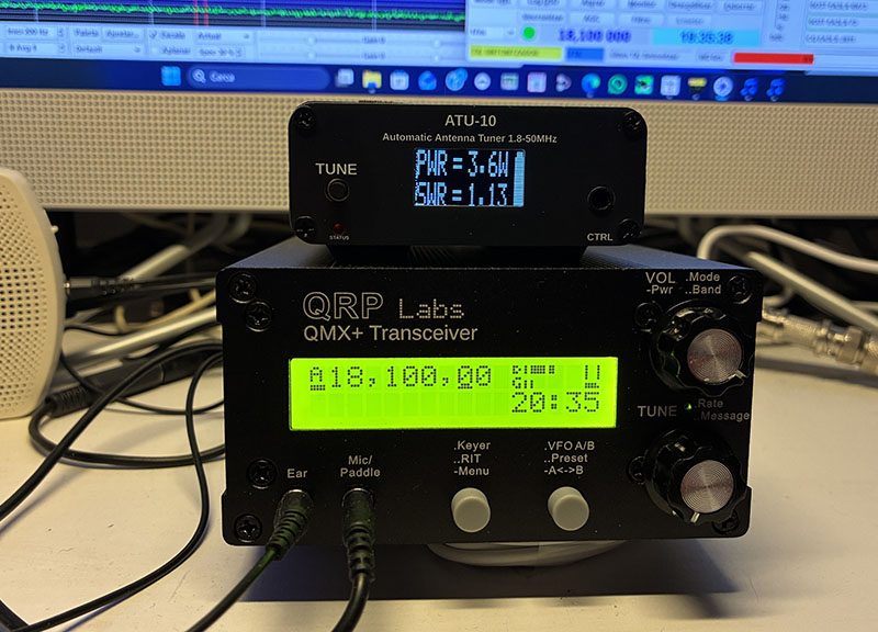 Qrp Labs QMX+ y acoplador automatico