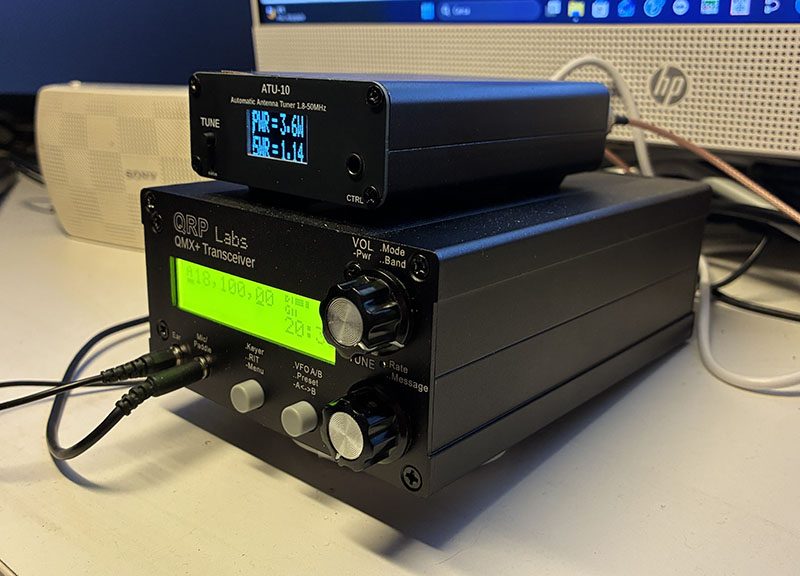 Qrp Labs QMX+ y acoplador automatico