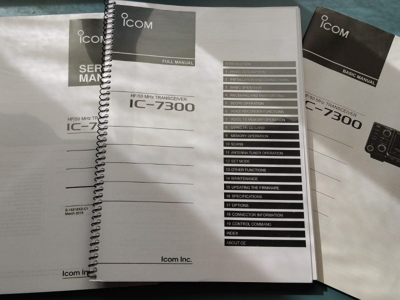 Venta ICOM IC-7300 + "PTRX-7300" + rx SDR MSI