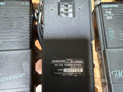 4 Walkis KENPRO KT-22 de 2m-VHF