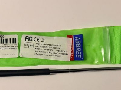 Pack pinganillo micro-auricular SSM-57A + ABBREE AR-775 TELESCOPICA SMA MACHO