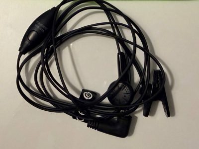 Pack pinganillo micro-auricular SSM-57A + ABBREE AR-775 TELESCOPICA SMA MACHO