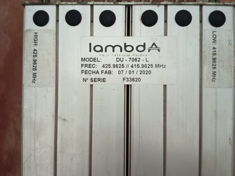 Repetidores UHF, VHF, Duplexores y Antenas