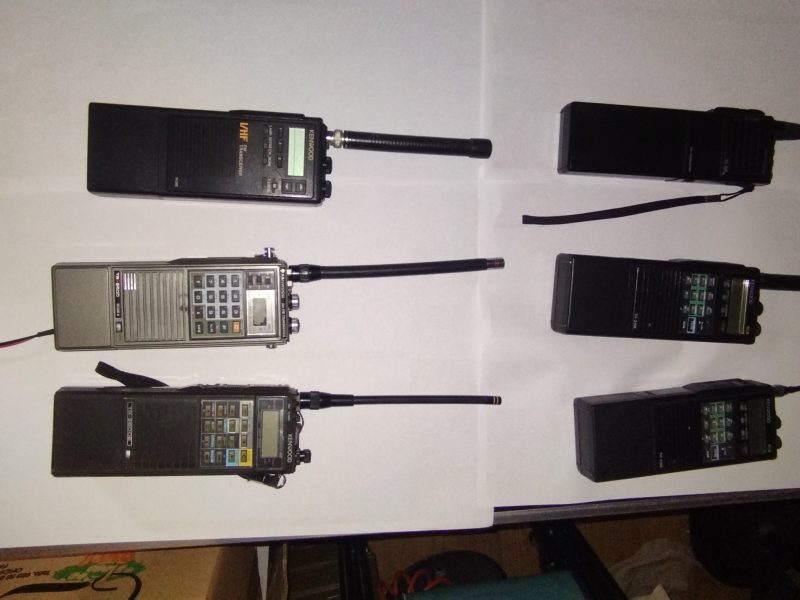 Lote de 6 walkies kenwood recambios